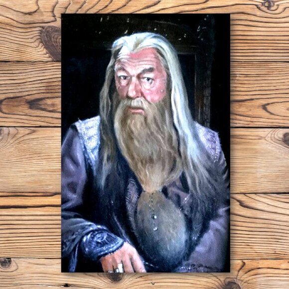 Harry Potter Professor Albus Dumbledore Portrait‎ Refrigerator Locker Magnet - Picture 1 of 2